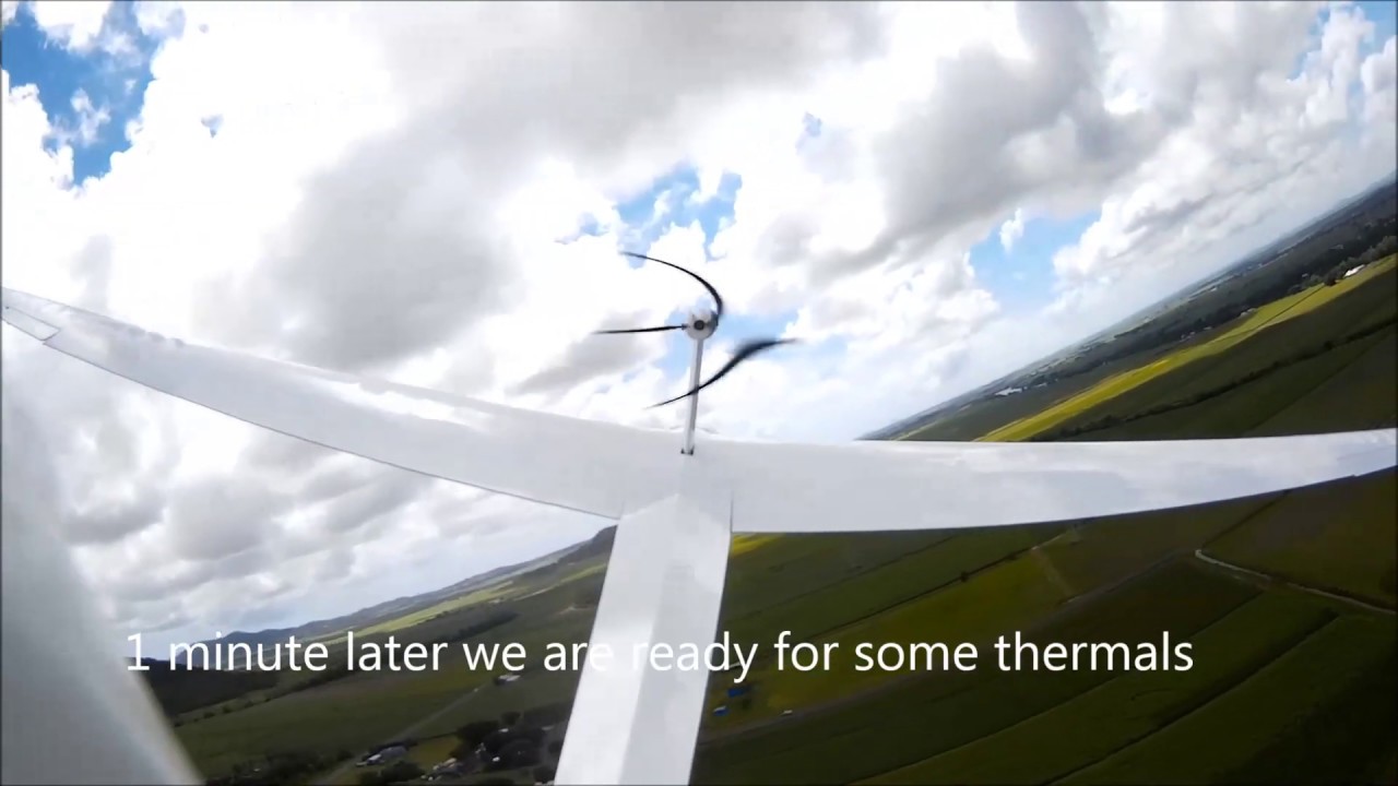 Pheonix Ka8 6m wingspan rc glider with self launch power pod