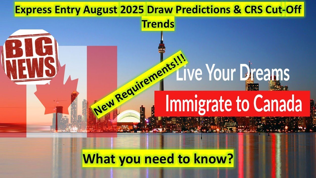 Express Entry August 2025 | CRS Score Predictions, Next Draw Dates & PR Chances Explained!