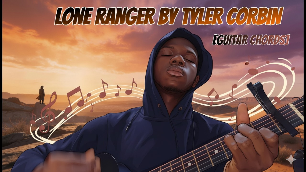 LONE RANGER BY TYLER CORBIN GUITAR TUTORIAL [CAPO VERSION]