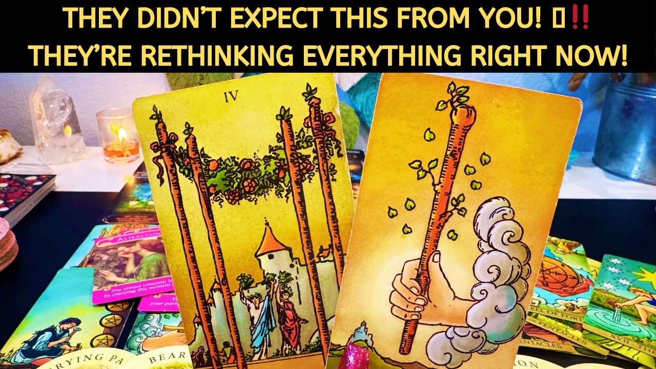 ❤️😲 THEY DIDN'T EXPECT THIS FROM YOU! THEY'RE RETHINKING EVERYTHING RIGHT NOW! LOVE TAROT READING