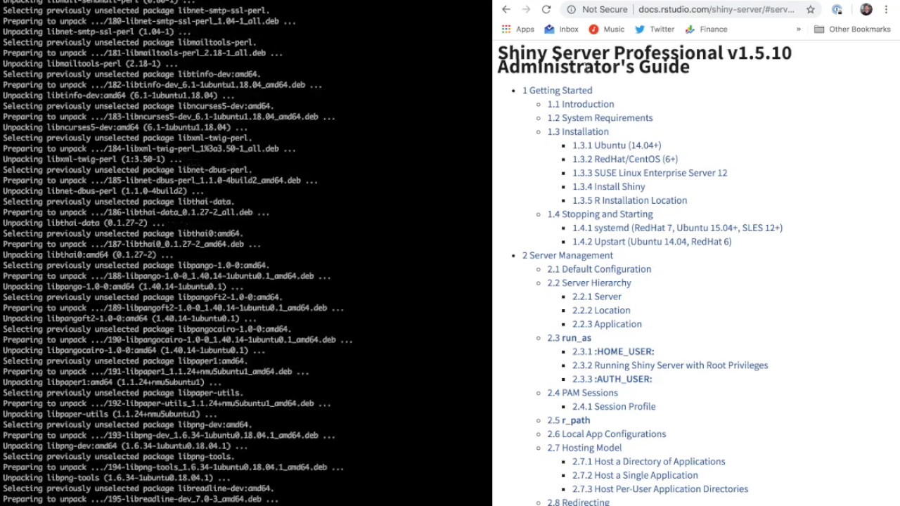 How to deploy Shiny Server with AWS