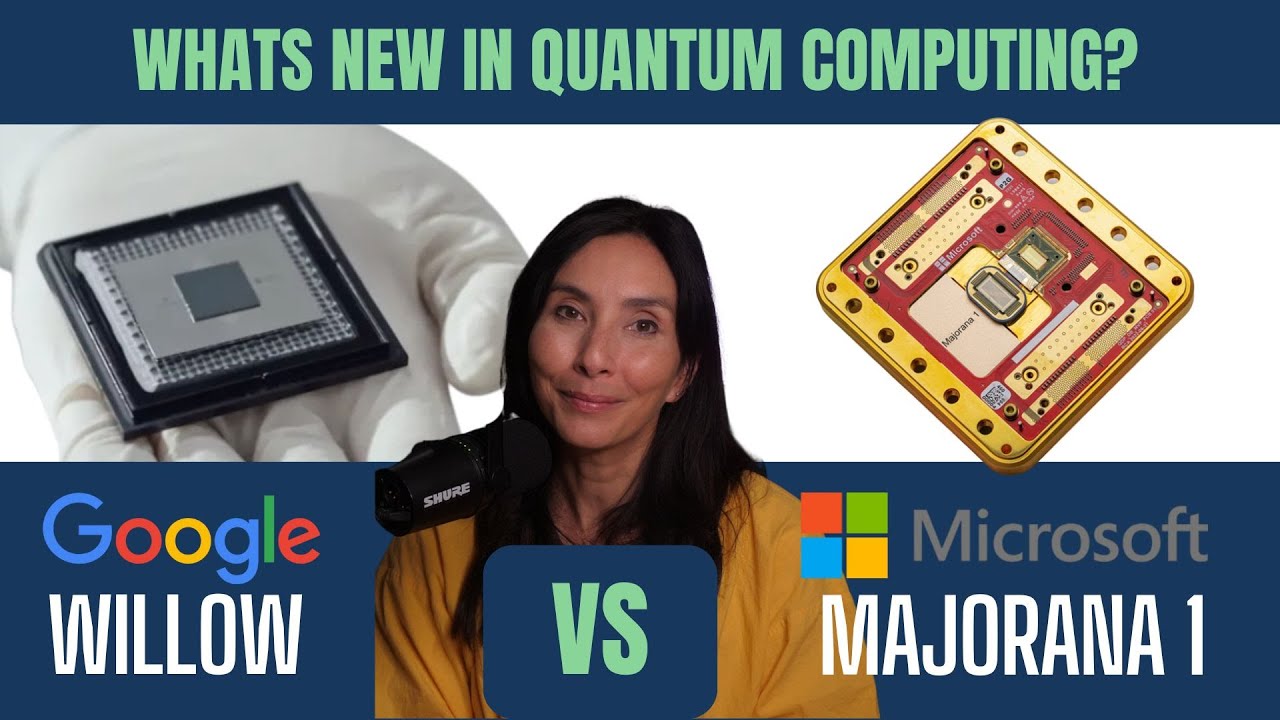 Quantum computing chips compared - Microsoft's Majorana 1 vs Google's Willow