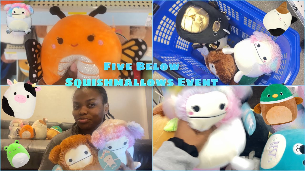 FIVE BELOW SQUISHMALLOW EVENT - Bigfoot’s, OG Squad, Dragons, Oh My!!!+ Squishmallows Hunt
