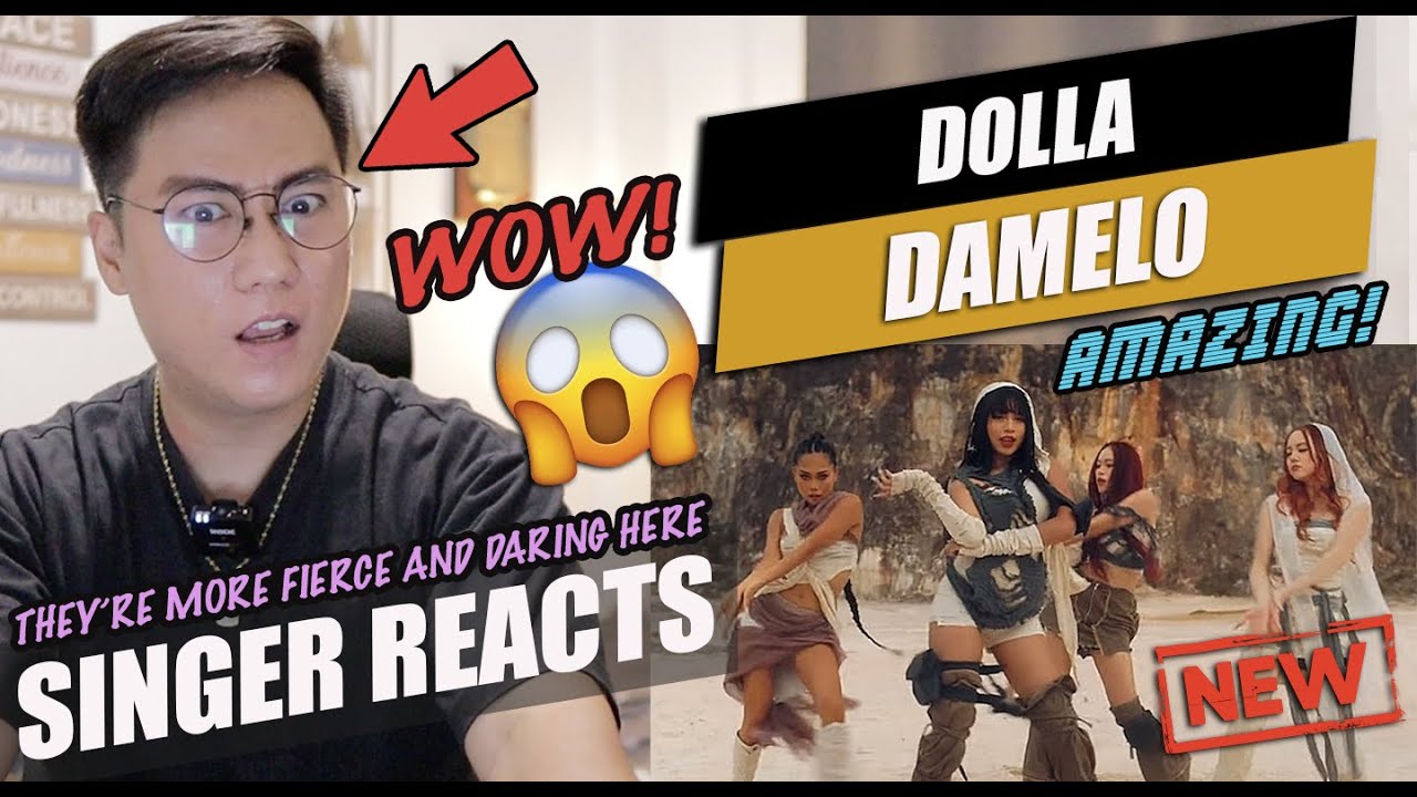 DOLLA - DAMELO (Official Music Video) ft. Hard Lights | SINGER REACTION