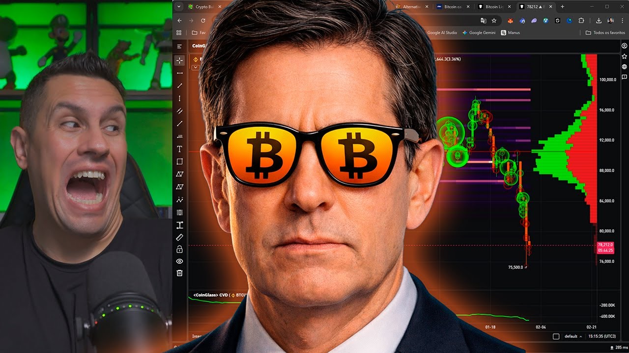 URGENTE: Bitcoin &agrave; Beira do Abismo! O Destino das Criptomoedas Ser&aacute; Selado em 24 Horas.