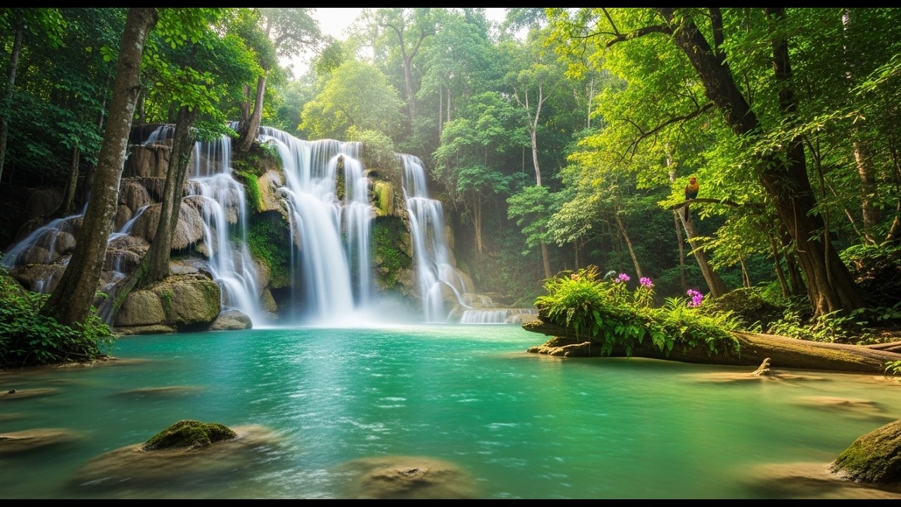 Beautiful Piano & Water Sounds, sounds for sleep, Soothing Relaxation, sounds relaxing, Peaceful