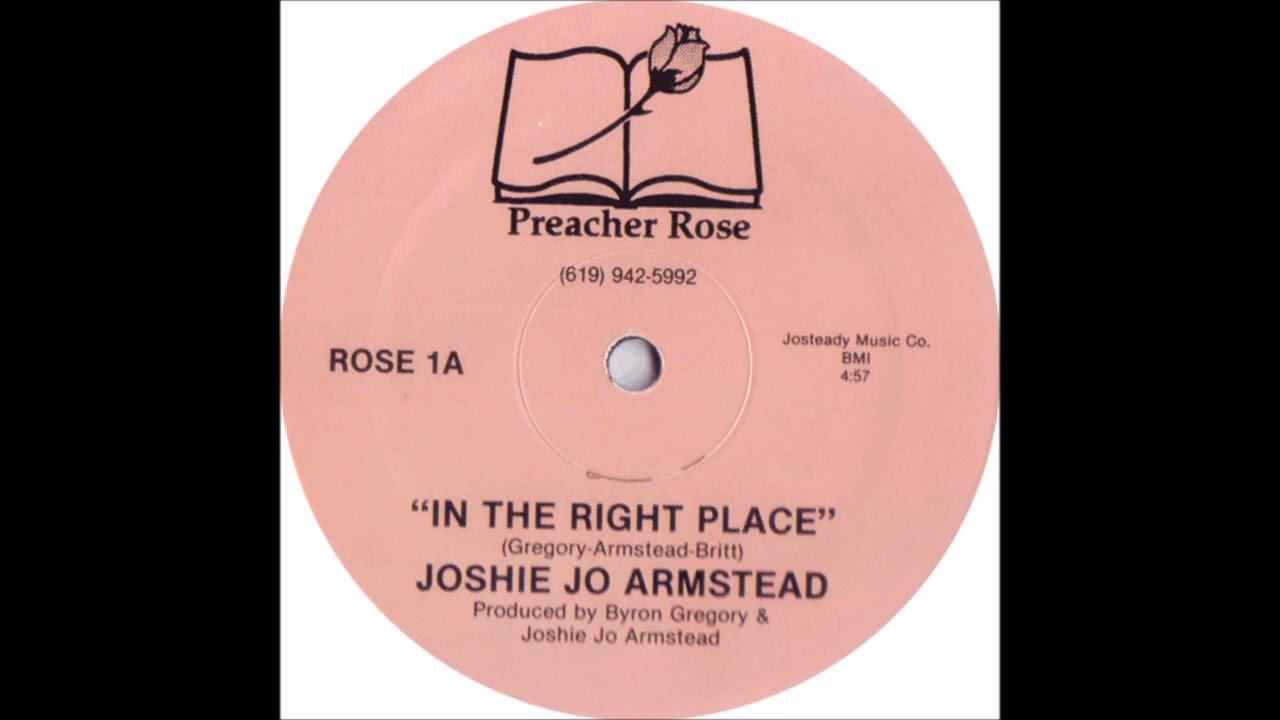 JOSHIE JO ARMSTEAD   IN THE RIGHT PLACE