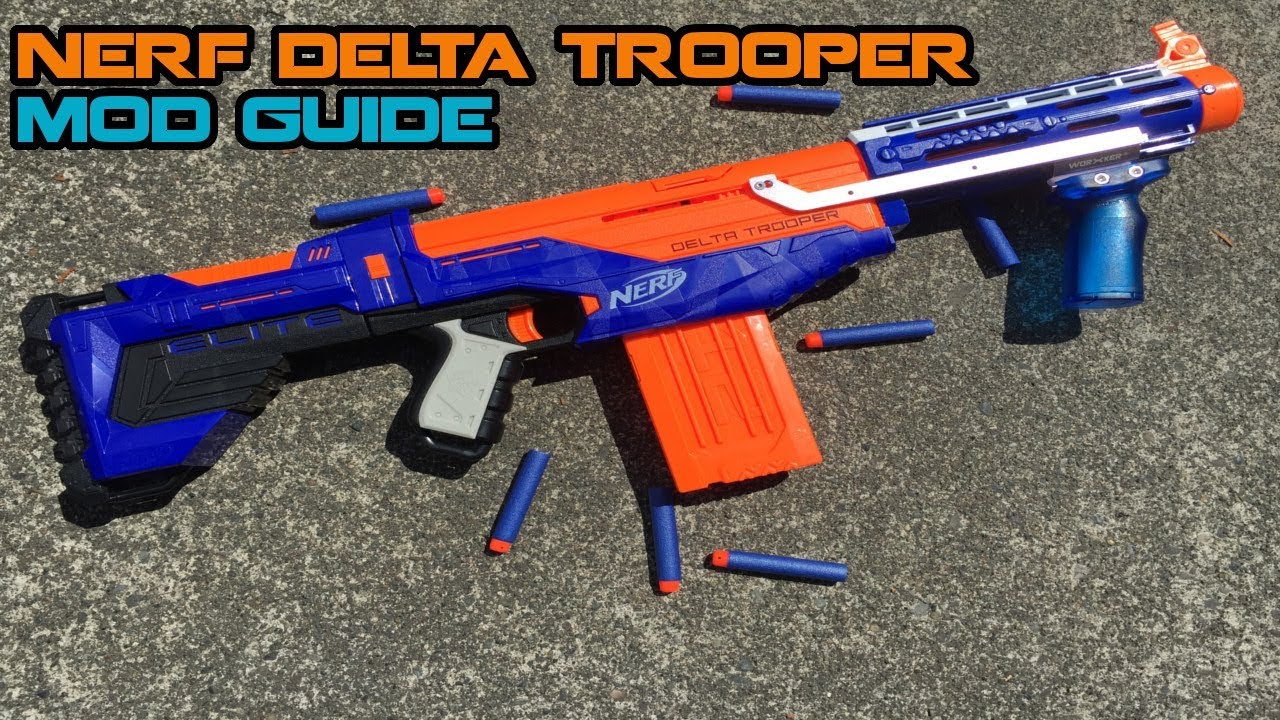 NERF Delta Trooper Mod Guide || Mod Potential | Walcom S7