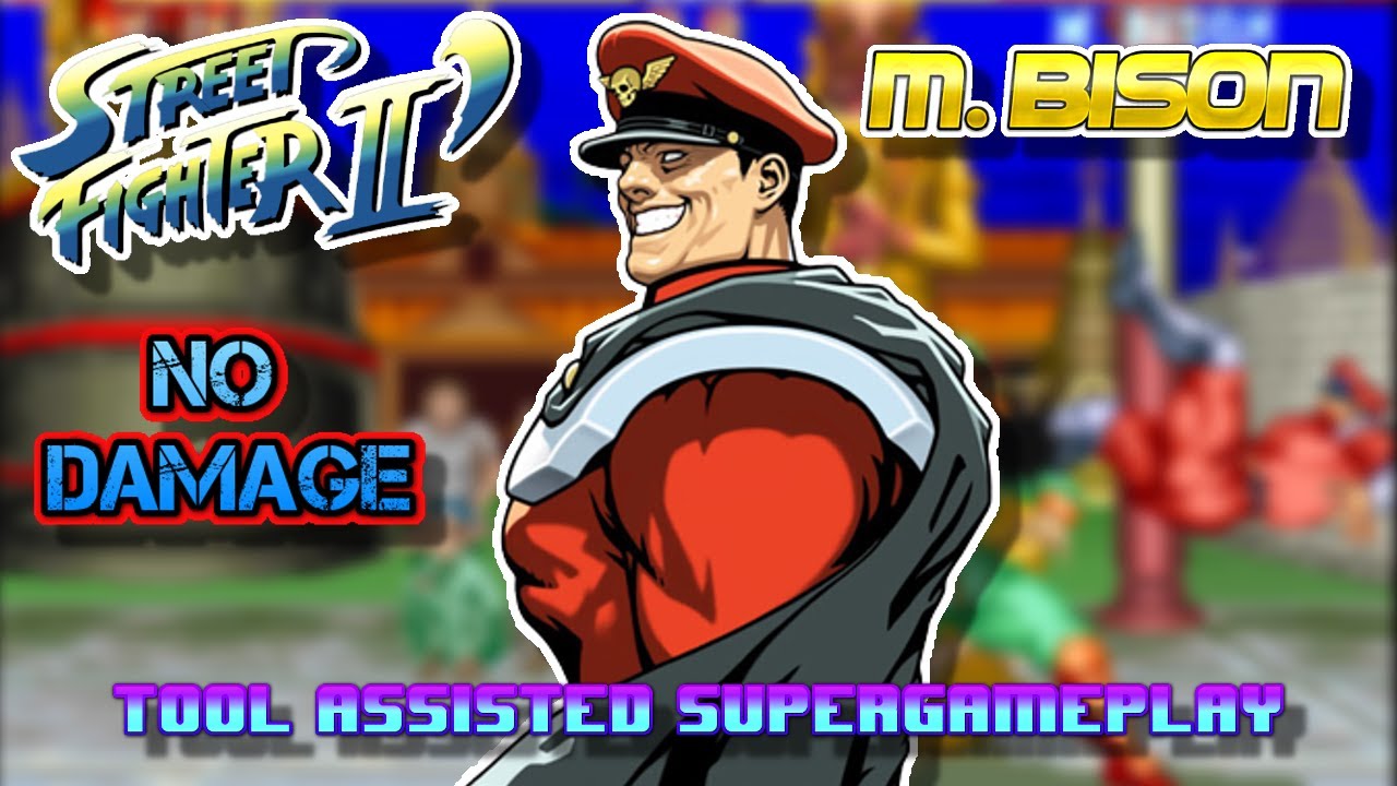 Street Fighter 2 M. Bison No Damage TAS