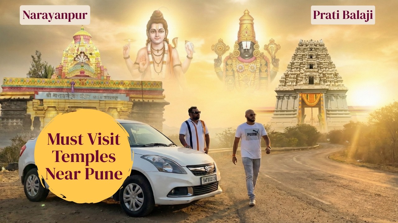 Pune me ho toh yeh 2 Mandir zaroor visit karo 🙏 | Narayanpur & Prati- Balaji