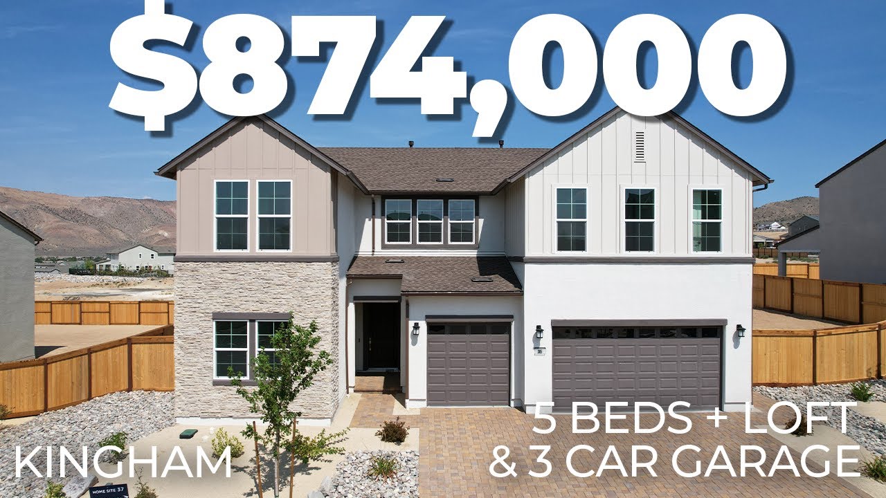 Spacious TWO STORY New Home in Sparks NV | Move In Ready Kingham at Harris Ranch Toll Brothers