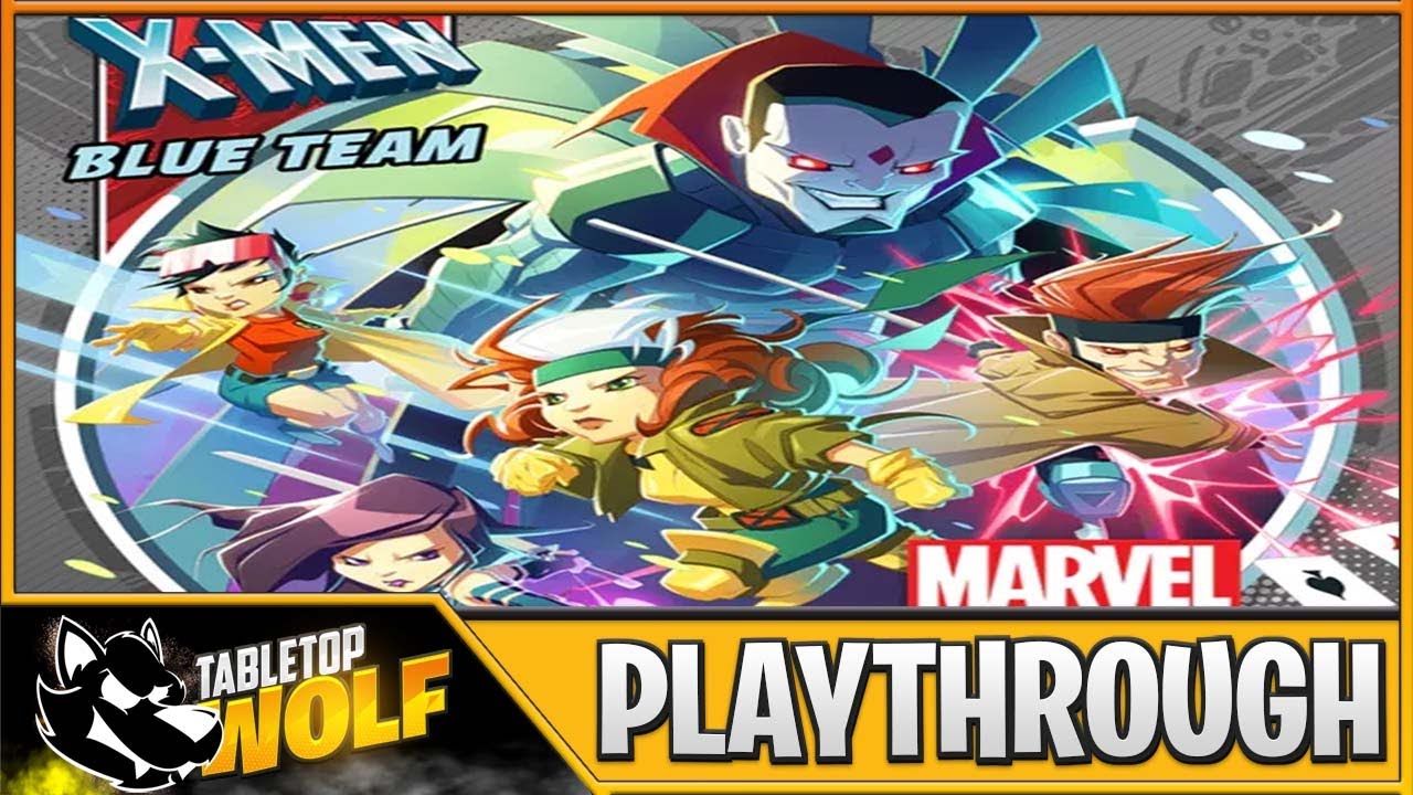 X-men Marvel United - Blue Team Playthrough
