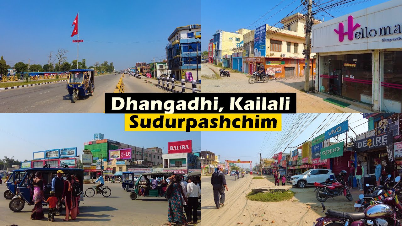 [4K🇳🇵] Dhangadhi - Kailali, Sudurpashchim Province of Nepal - Virtual Walking Tour 2022
