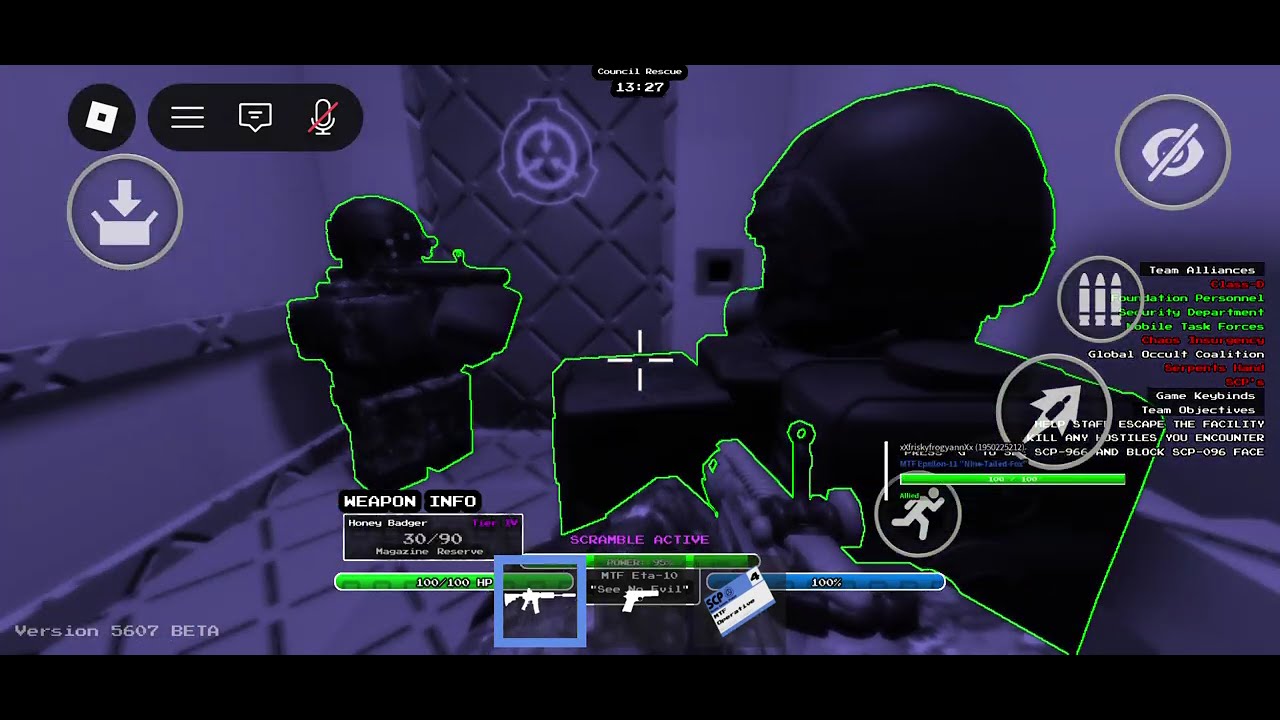 SCP BREACH IN ROBLOX (retro breach)