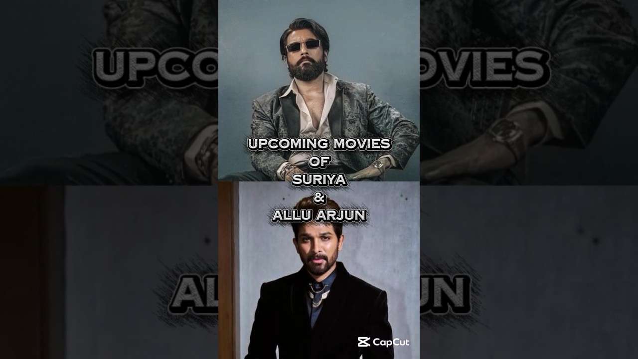 Upcoming movies of Suriya & Allu Arjun #indiancinema #cinema #actor #movie #suriya #alluarjun #rolex