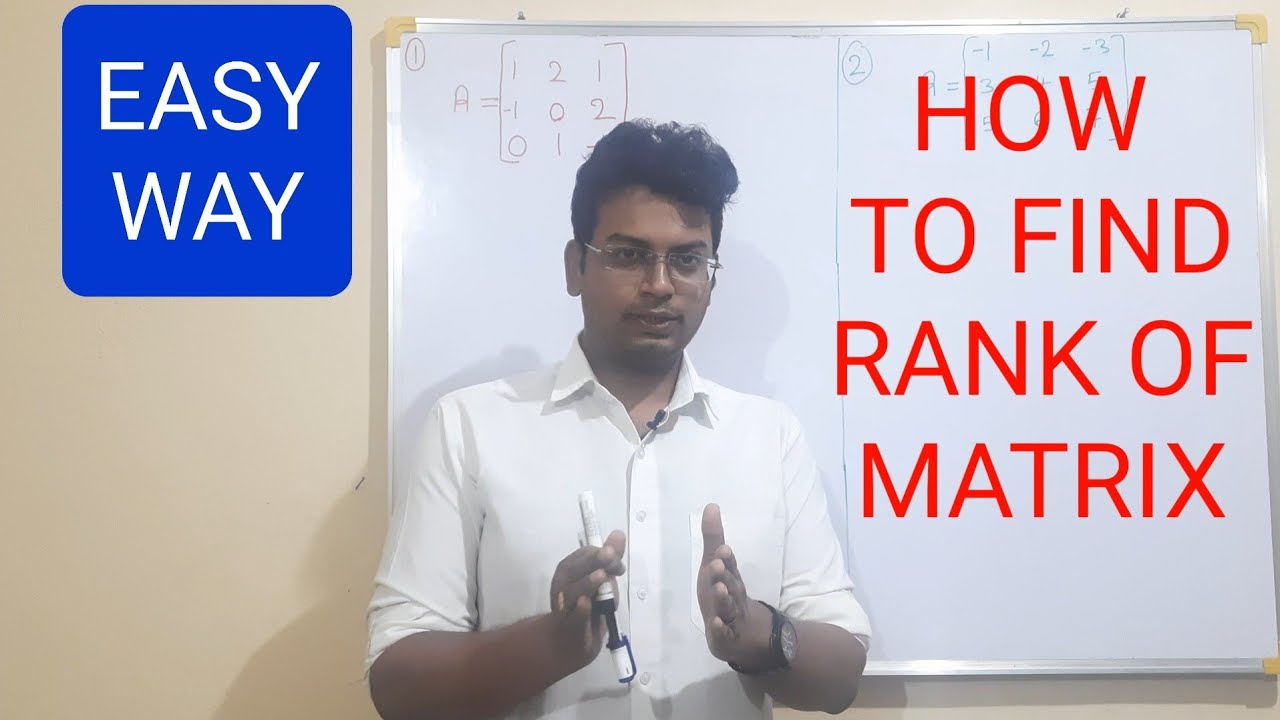 HOW TO FIND RANK OF  MATRICES IN TELUGU |TS EAMCET  #apeamcet2023 #tseamcet2023 #mpc #intermediate