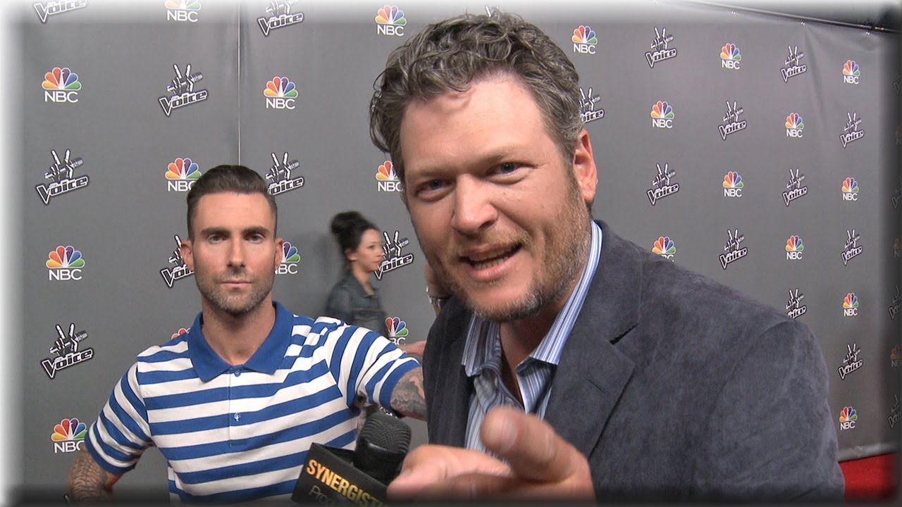 Blake Shelton & Adam Levine - Is Adam Rooting 4 Team Blake??? - The Voice S6 Top 12