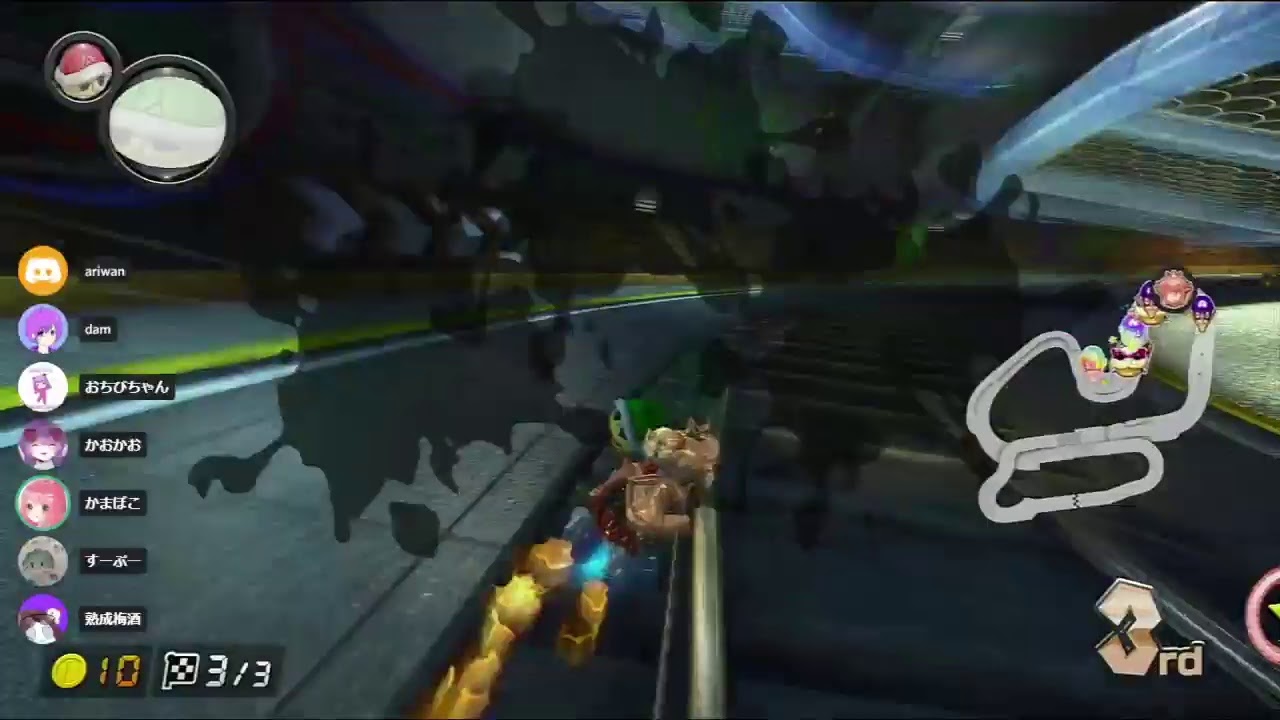 【MK8DX】交流戦 DZW vs Psr