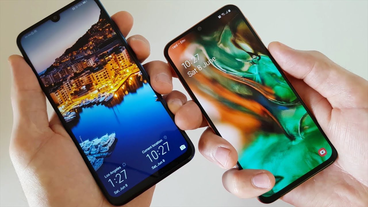 Huawei P Smart vs Samsung A40  - Speed Test!