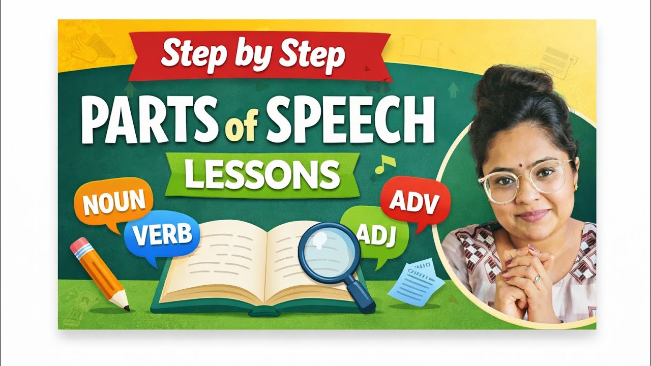 Parts of Speech Made Easy | Step to English with Rina