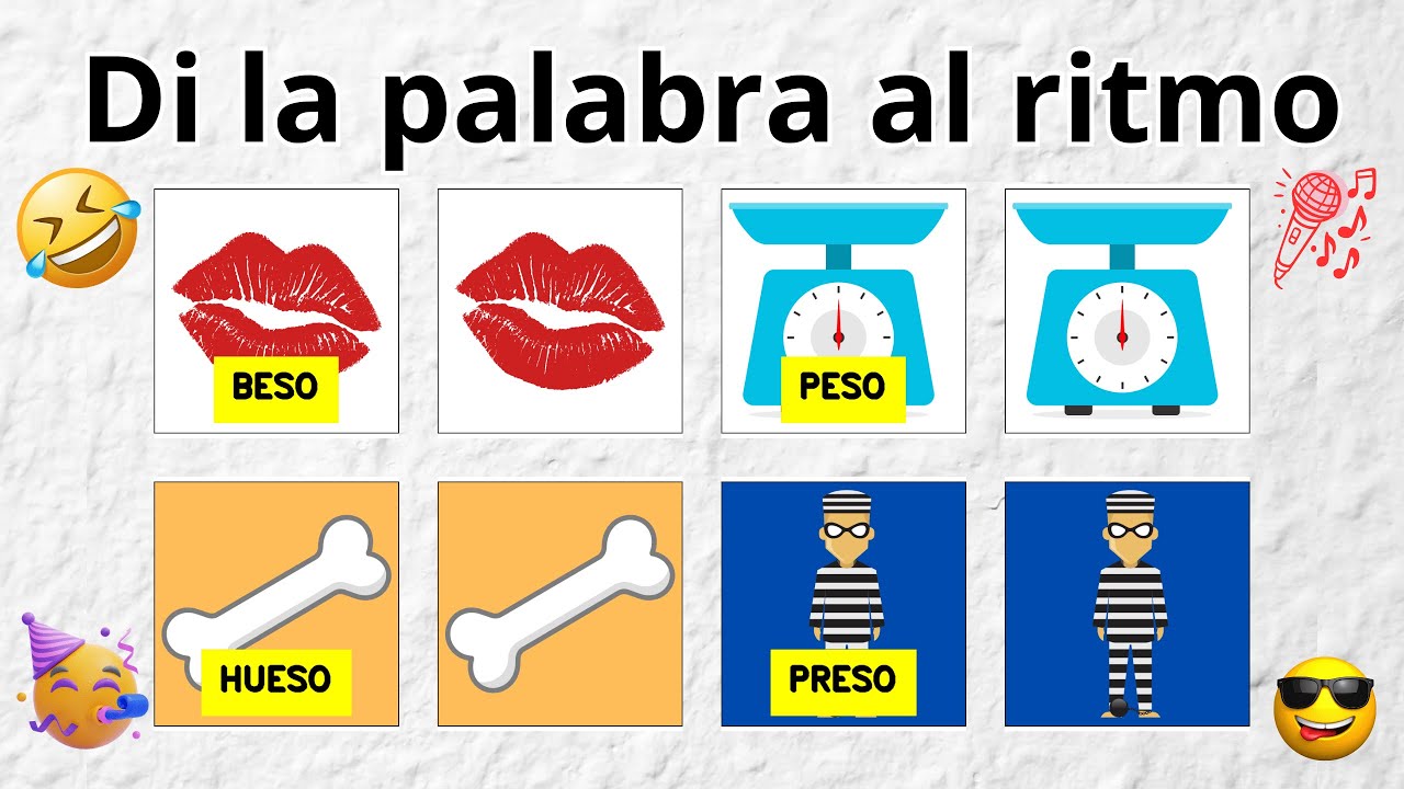 🎶 SAY THE WORD ON BEAT en ESPAÑOL  😂 | Reto Con Amigos Palabras con Ritmo