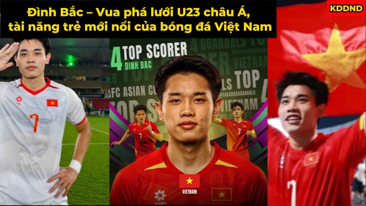 Đình Bắc – Vua phá lưới U23 châu Á, tài năng trẻ mới nổi của bóng đá Việt Nam
