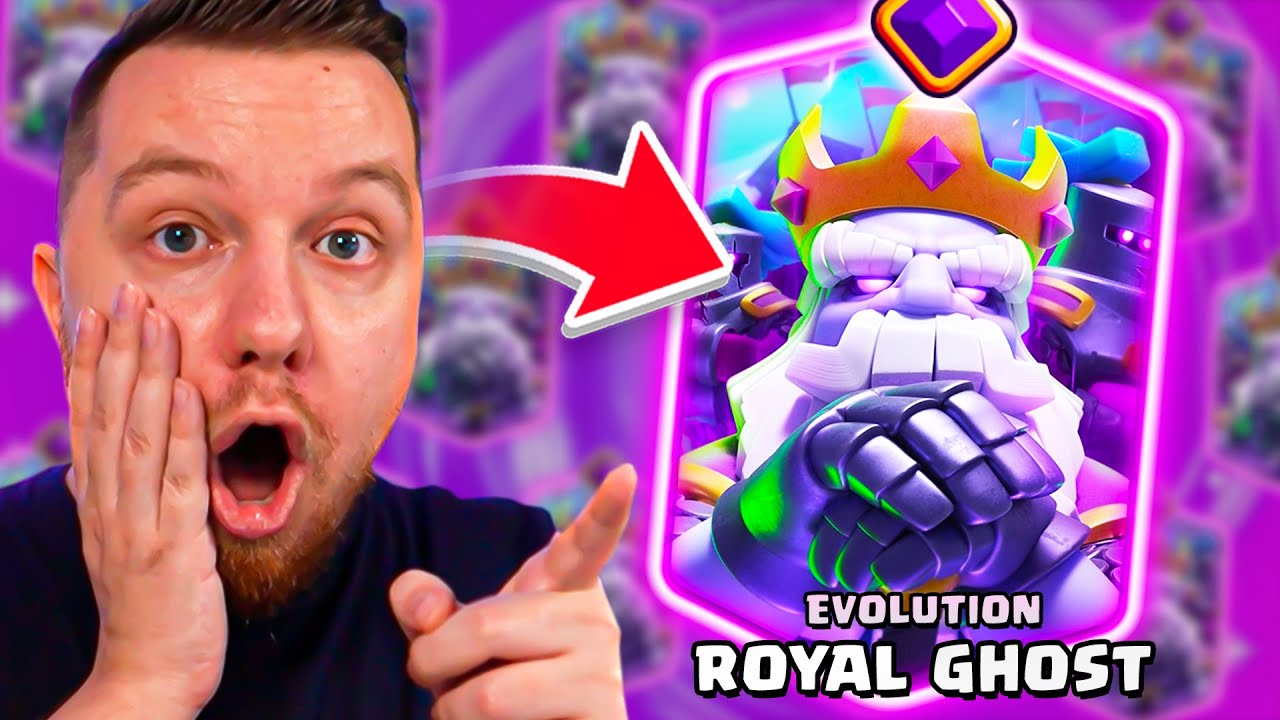 100% WYGRANA z nową EVOLUCJĄ ROYAL GHOST w Clash Royale