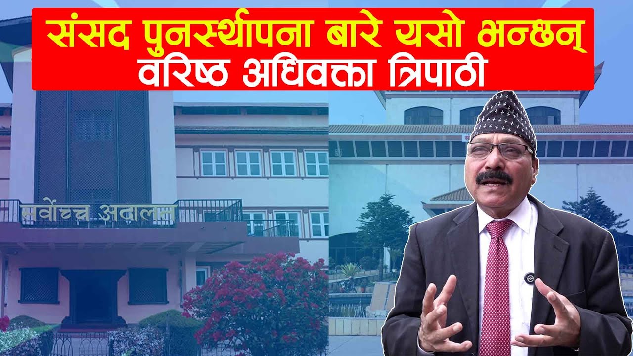 संसद पुनर्स्थापना बारे यसो भन्छन् : वरिष्ठ अधिवक्ता त्रिपाठी