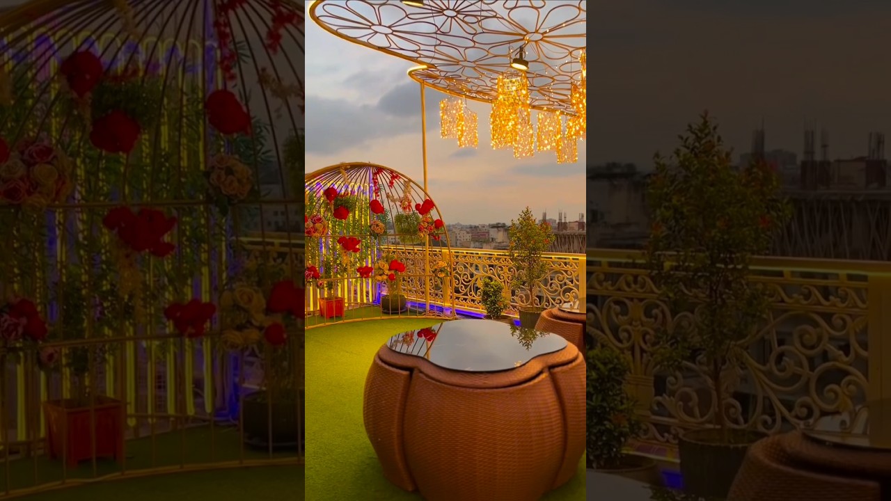 Beautiful Rooftop In Mirpur #shorts #rooftop #restaurants