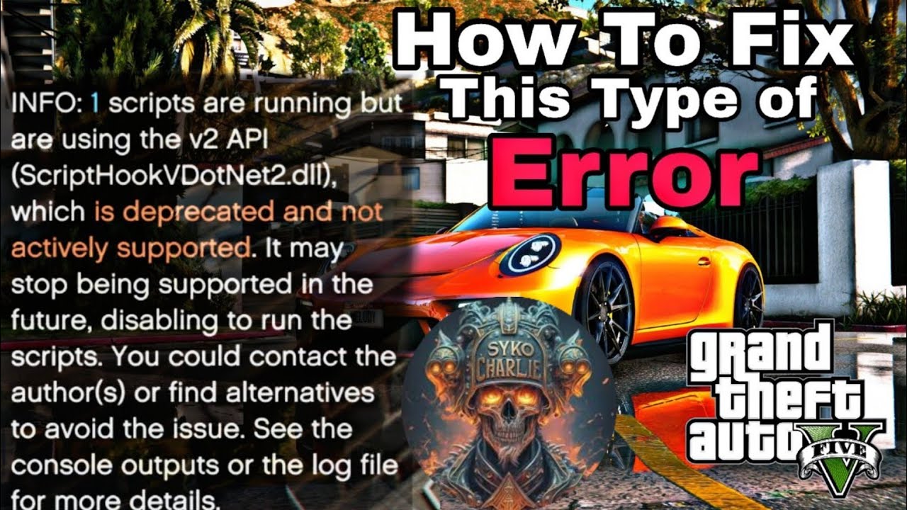 How to Install Scripthook V dot net Nightly in GTA V Ignore 1 Scripts are using the v2 API Error