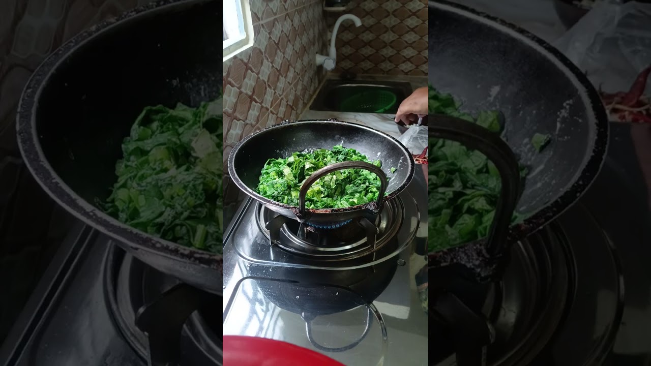 মূলা শাক ভাজি রান্না 