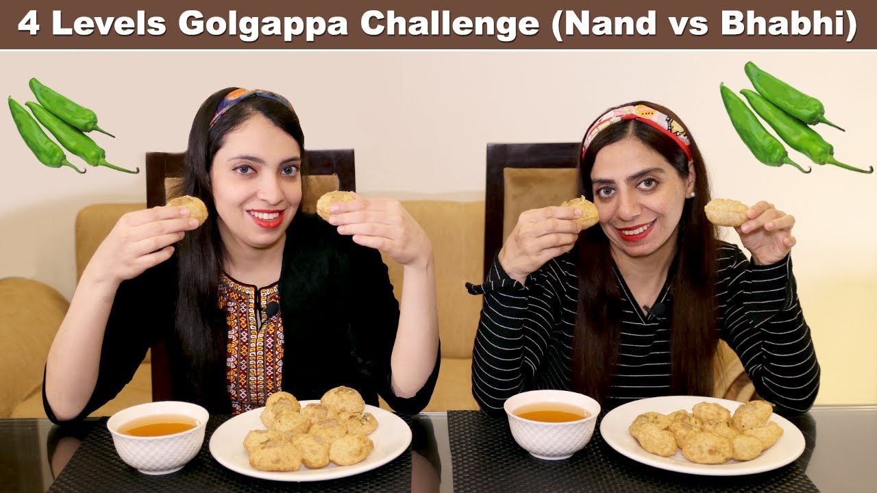 Golgappa Challenge Between Nand & Bhabhi | Ayesha & Momina