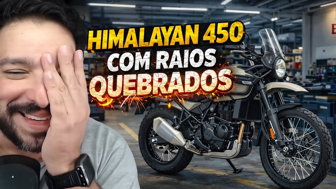 HIMALAYAN 450 COM RAIOS QUEBRADOS