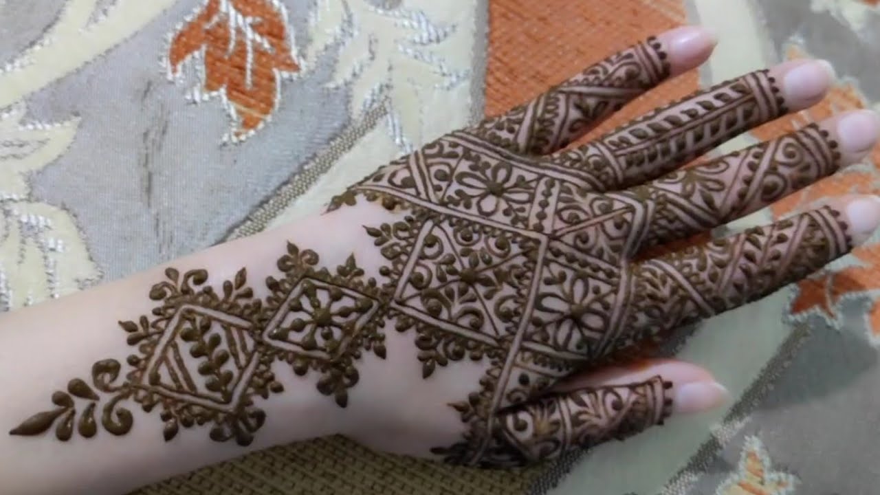 تعليم نقش فاسي للمبتدئات خطوة بخطوة بطريقة سهلة وبسيطة❤️ للعرائس والمناسبات👰🏼Henna Marocain