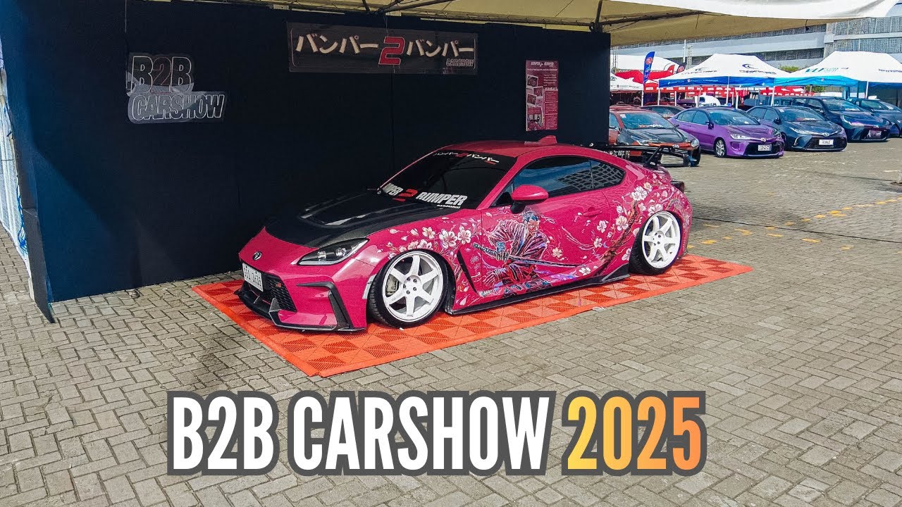 BUMPER 2 BUMPER CARSHOW MANILA 2025 | WALK TOUR | 4K