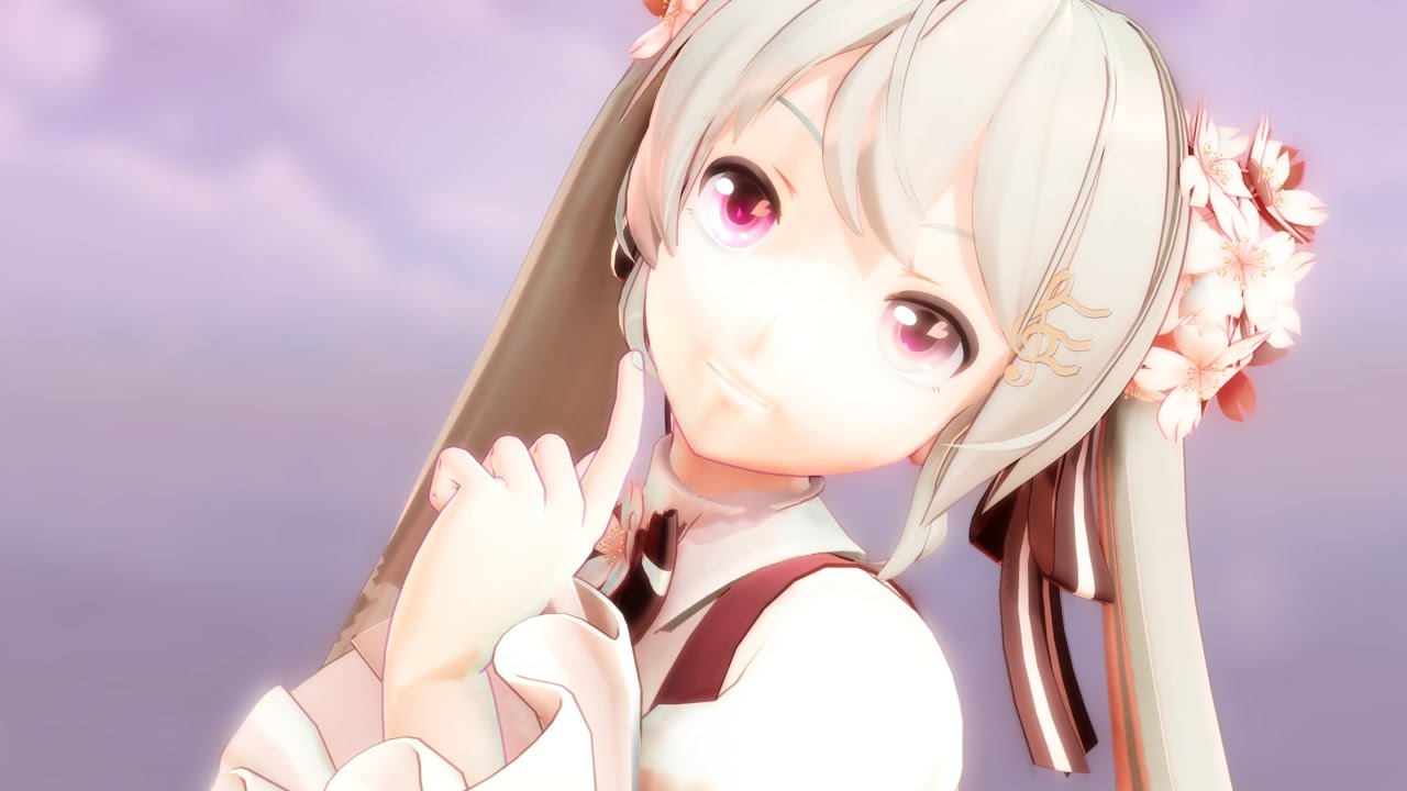 MMD☆純情スカート☆YYB式桜ミク