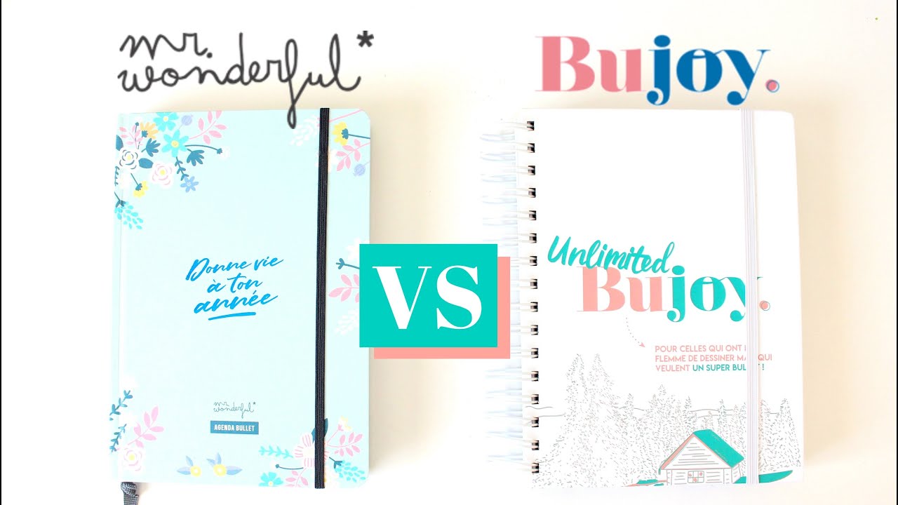 Mr Wonderful VS Bujoy (Bullet Journal)