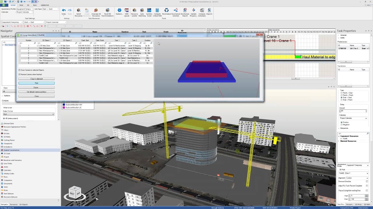 Webinar: Using Synchro PRO for Workspace Clash Detection