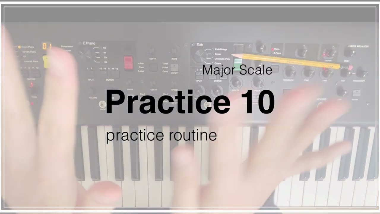 Major Scales | 3rd Interval | !!Harder part!! | Practice routine