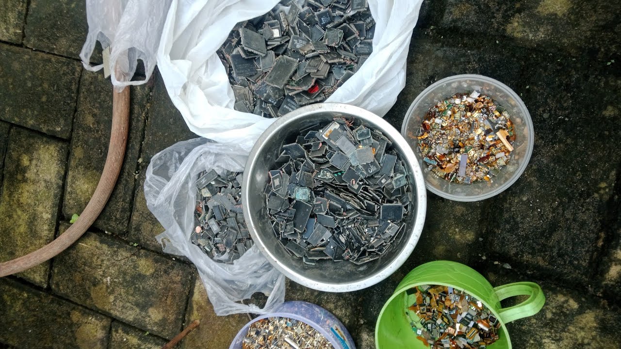 Part1. Emas dari limbah elektronik campur