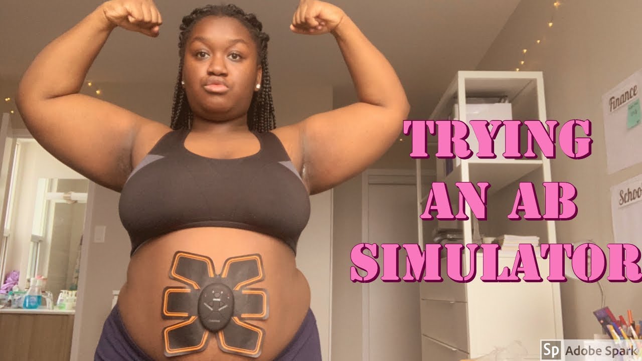 Fitness Fridays : Trying an ab stimulator amazon