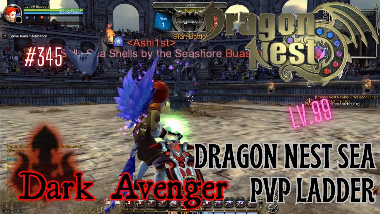 #345 Dark Avenger Lv.99 ~ Dragon Nest SEA PVP Ladder