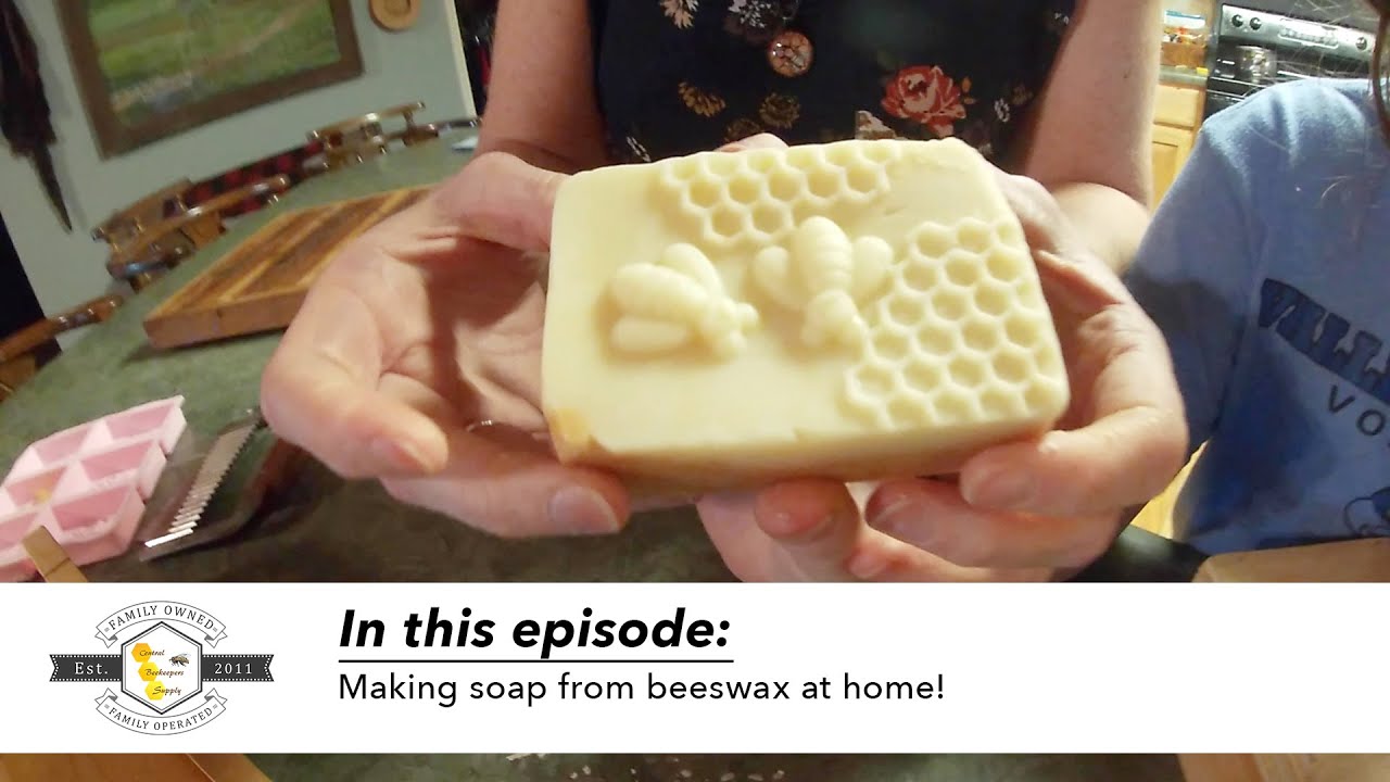 Soap Making 101: Beeswax Soap 🧼   Here's how to make your own custom-scented soap! 🐝