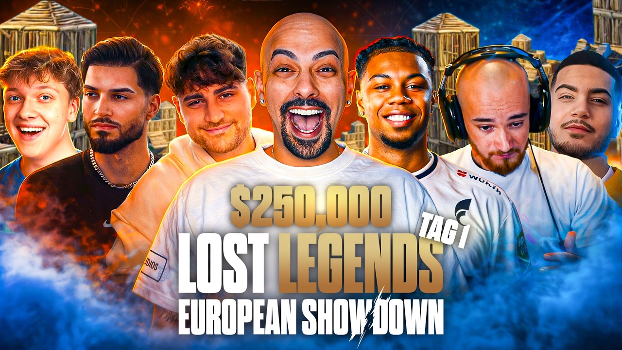 250.000$ LOST LEGENDS TURNIER MIT DEN GR&Ouml;&szlig;TEN CREATORN & PROS! | TAG 1