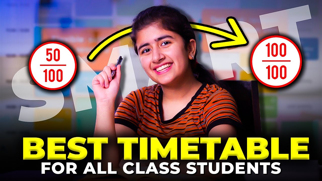 Best Study Timetable for Students 🎯 | Study Like a Topper!