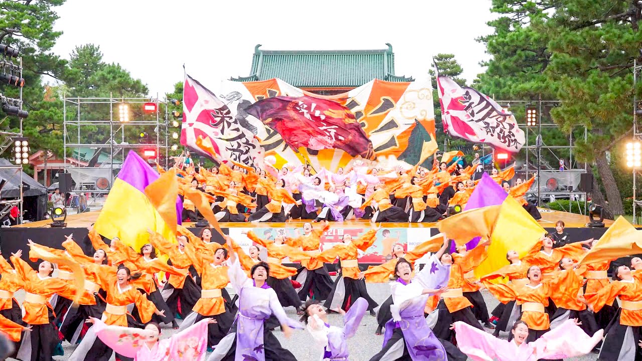 [4K] 京炎 そでふれ！彩京前線 『凱彩(かっさい)』　京都学生祭典 2023