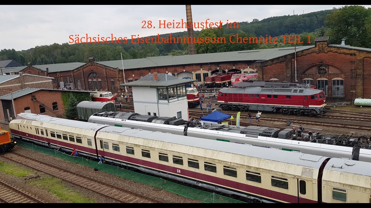 Jens im Einsatz, 28. Heizhausfest im Sächsisches Eisenbahnmuseum Chemnitz Teil 1