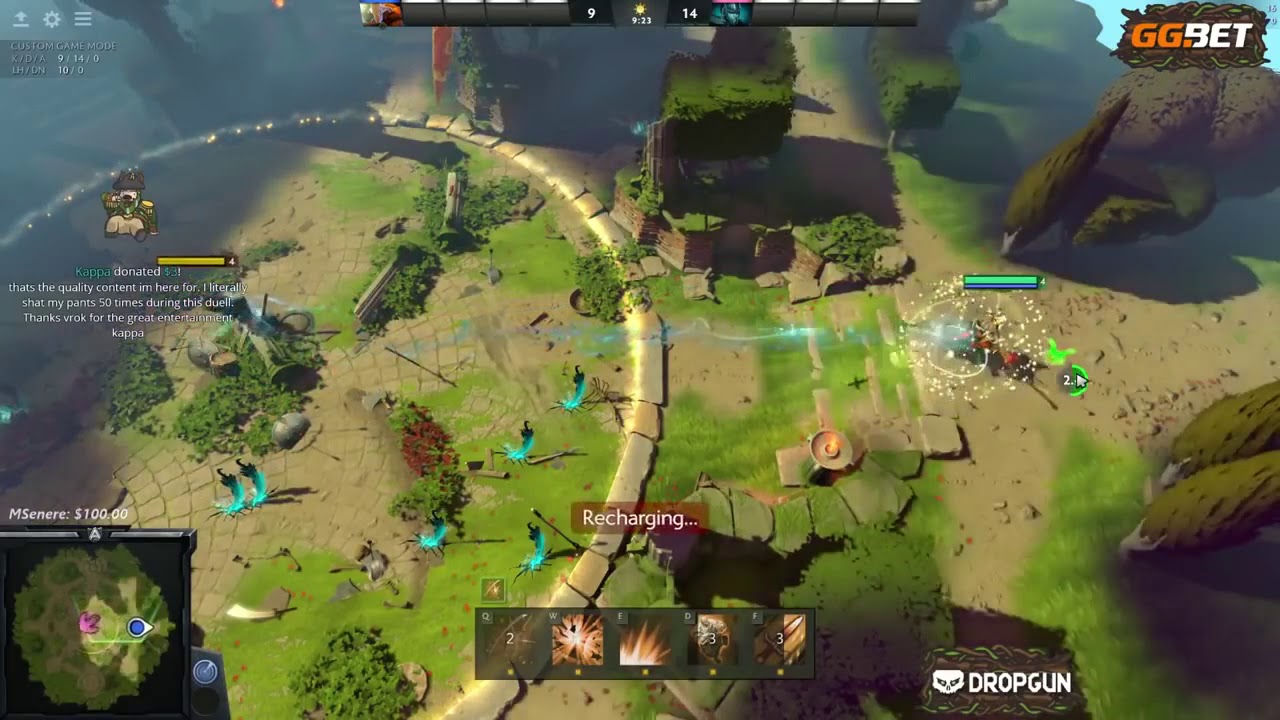 Vroksnak beats Bulldong in Pure Reflex wins 100 | Dota 2 Funny Clip