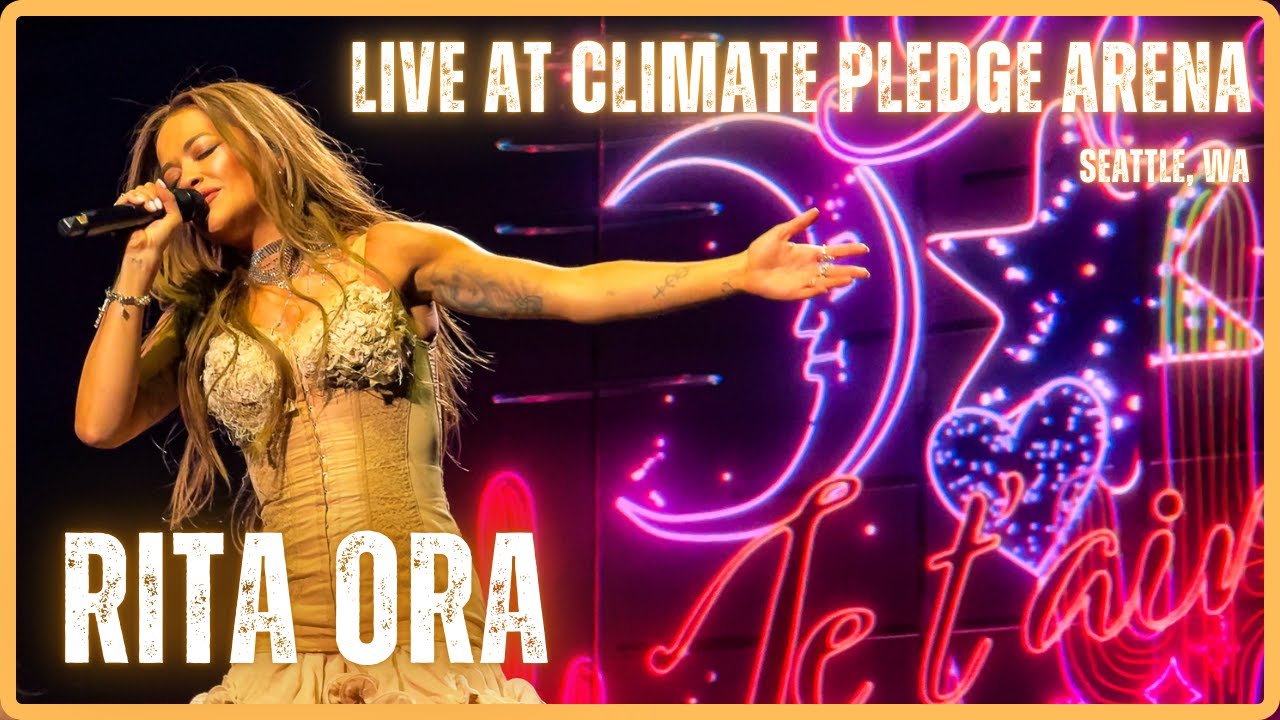 Rita Ora - LIVE at Climate Pledge Arena in 4K - Seattle, Washington