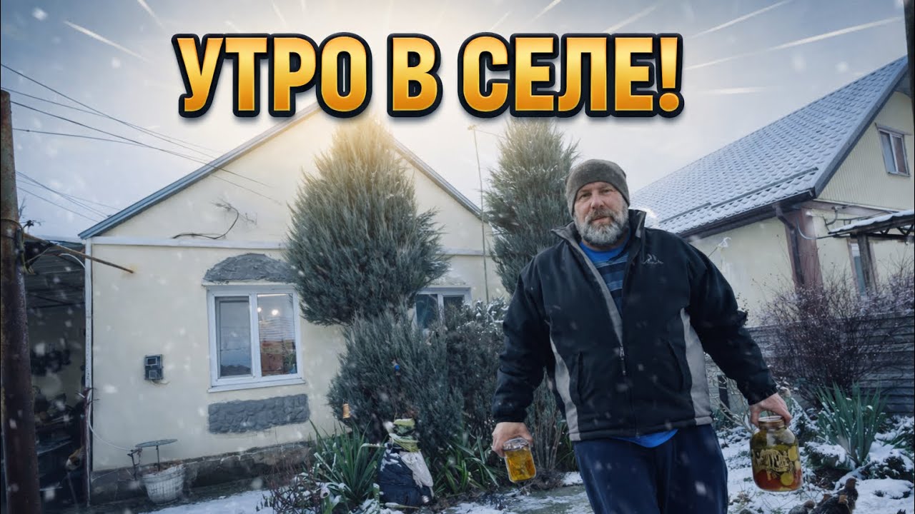 Первое УТРО на новом МЕСТЕ 🏠Городские в СЕЛЕ 